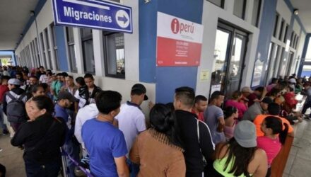 Migrantes.Chile .Peru
