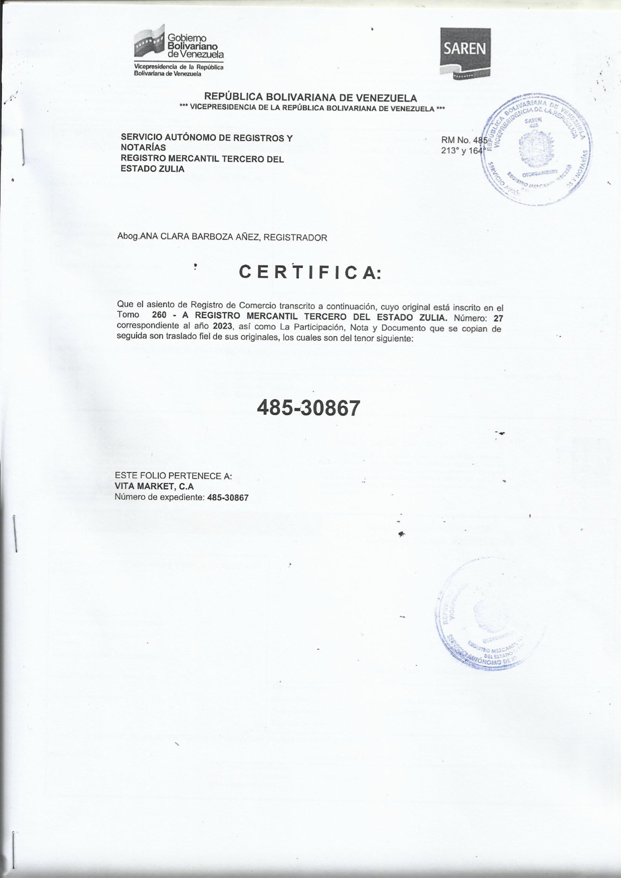 2023 06 09 Registro VITA