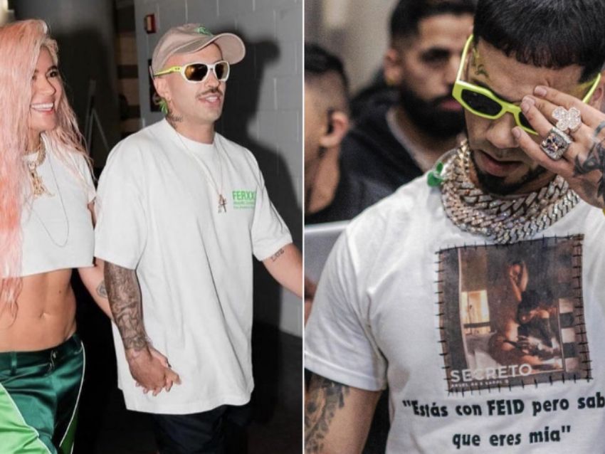 Karol G y Feid se dejaron ver juntos y agarrados de las manos 2 Anuel
