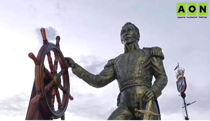 Avanzan a toda marcha los trabajos en el Monumento Épico Bicentenario de la Batalla Naval del Lago de Maracaibo en la Vereda del Lago 5 Batalla naval