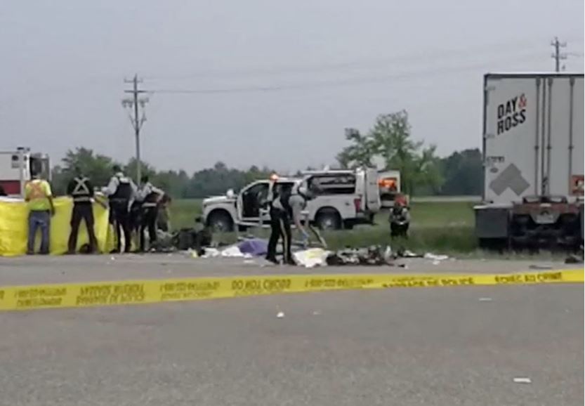 Al menos 15 muertos dejó un accidente de tránsito en Canadá 2 Canada accidente