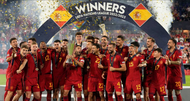 España se coronó campeón de la UEFA Nations League tras vencer 5-4 a Croacia en penales 1 Captura de pantalla 2023 06 19 a las 13.25.22