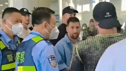 messi detenido china