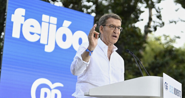 La reacción del candidato derechista en España sobre su foto con un narco: «Antes no había internet» 1 Alberto Nunez Feijoo