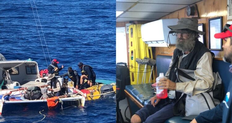 Náufrago fue rescatado tras 3 meses a la deriva en el Pacífico 1 Rescatan a naufrago irlandes