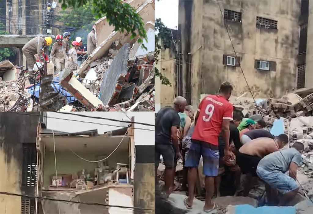 Al menos dos muertos y 15 desaparecidos tras desplome de un edificio en Brasil 2 derrumbe Brasil