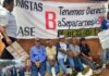 Bolivar jubilados cumplen 3 dias en huelga de hambre frente