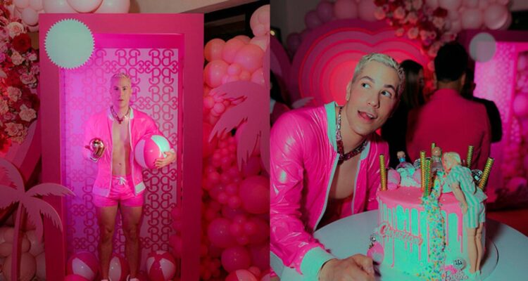 Christian Chávez de RBD celebró cumpleaños con motivo de Barbie 1 Cumple Barbie