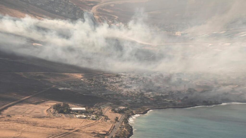 Subió a 53 la cifra de muertos por incendios en Hawái, EE. UU. 2 Incendios.Hawai