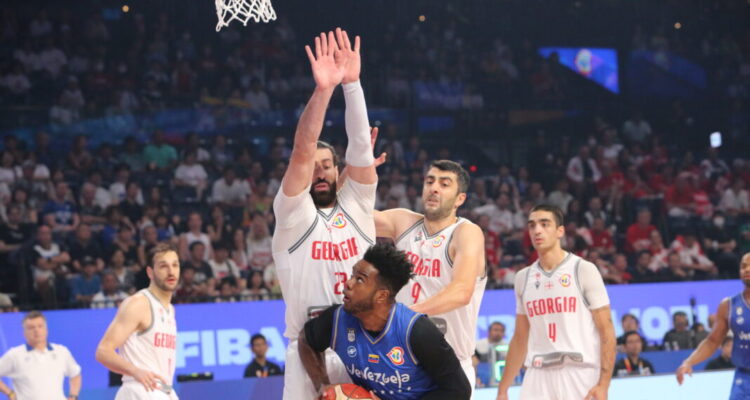 Venezuela no pudo con Georgia en el mundial de baloncesto 1 Venezuela. Georgia