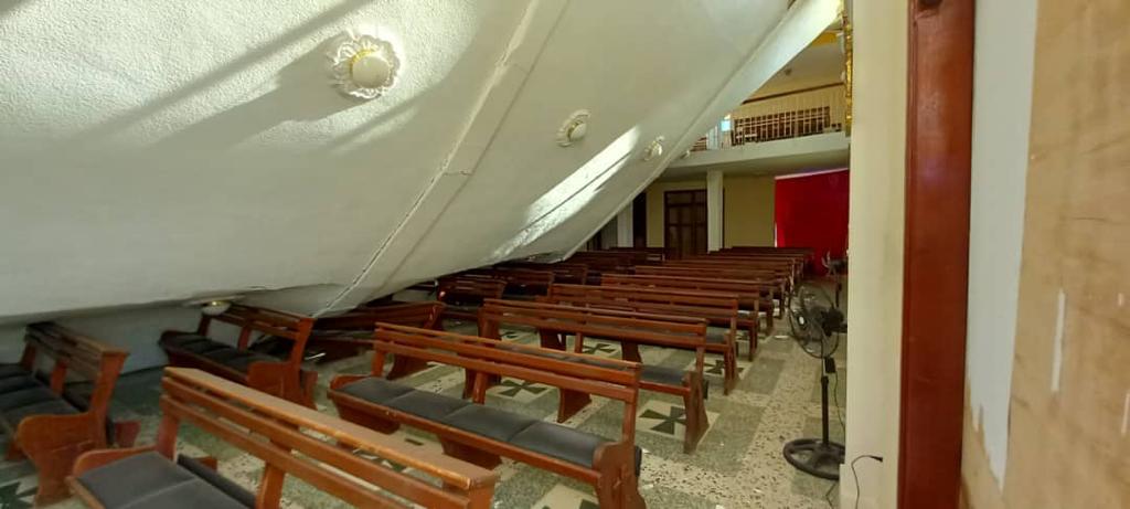 Los tres niveles de Gobierno trabajan por la recuperación de la iglesia colapsada en Santa Rita 3 WhatsApp Image 2023 08 19 at 1.16.27 PM 2