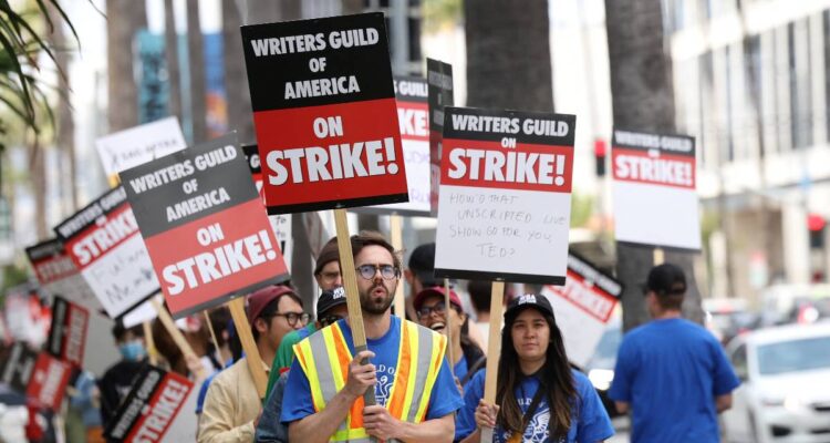 huelga de guionistas en hollywood