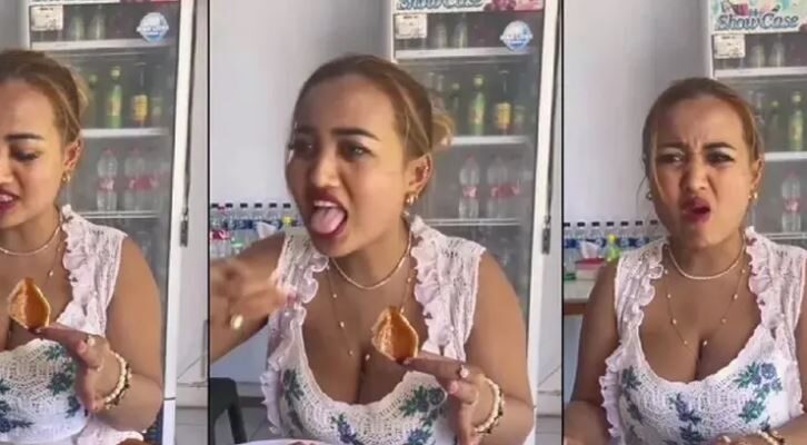 A la cárcel una tiktoker por comer cochino en Indonesia 1 TikToker