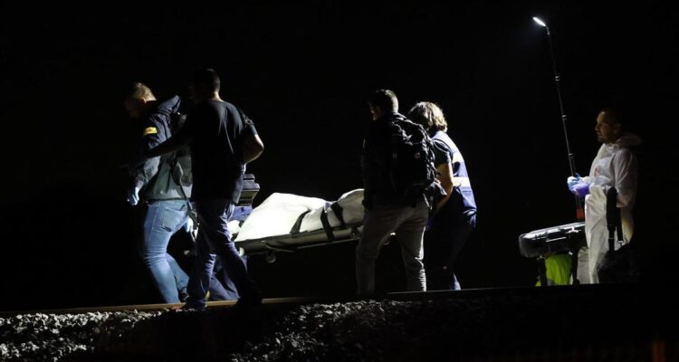 Tren atropello a cuatro personas Espana
