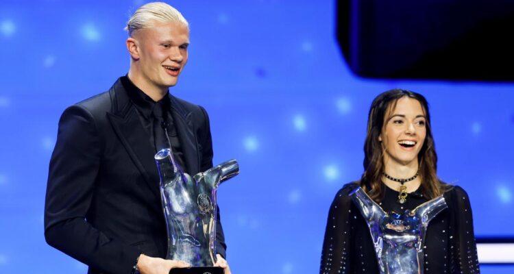 Bonmatí y Haaland fueron consagrados como los mejores futbolistas por la UEFA 1 erling haaland bonmarti 8383040 20230831135234