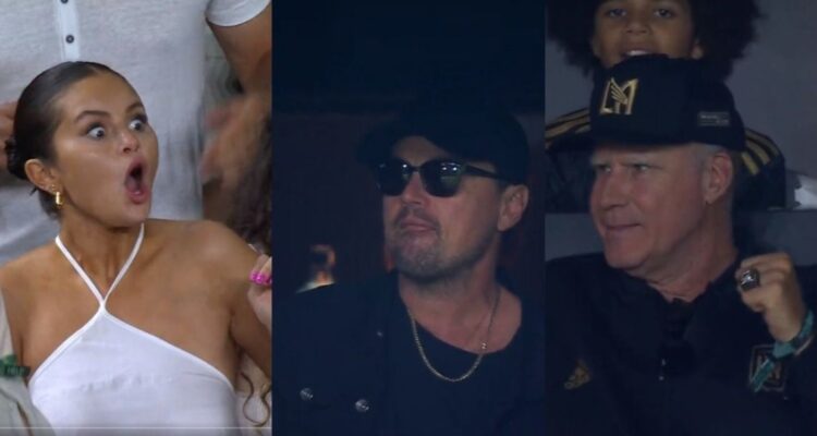 De Leonardo DiCaprio a LeBron James: la lista de celebridades que fueron a ver a Messi ante Los Ángeles FC 1 selena gomez di caprio ferrel 1645639