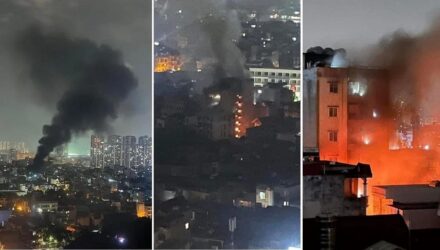 varios muertos y heridos tras incendio nocturno en un edificio de apartamentos en vietnam 133405
