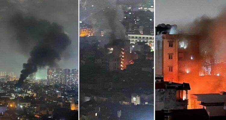 varios muertos y heridos tras incendio nocturno en un edificio de apartamentos en vietnam 133405