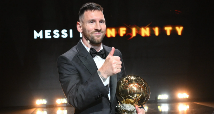 Leo Messi sumó a su vitrina el octavo Balón de Oro de su carrera 1 Messibalon e oro