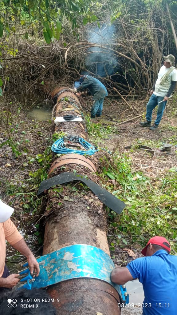 MinAguas e Hidrolago recuperaron caudal que abastece a 30 mil habitantes de Baralt y Valmore Rodríguez 2 PHOTO 2023 09 09 09 37 28
