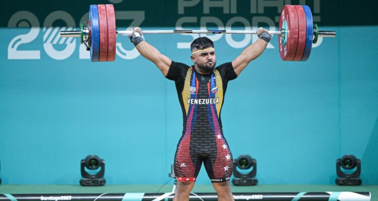 Keydomar Vallenilla sumó el segundo oro para Venezuela en pesas 1 afp keydomar vallenilla