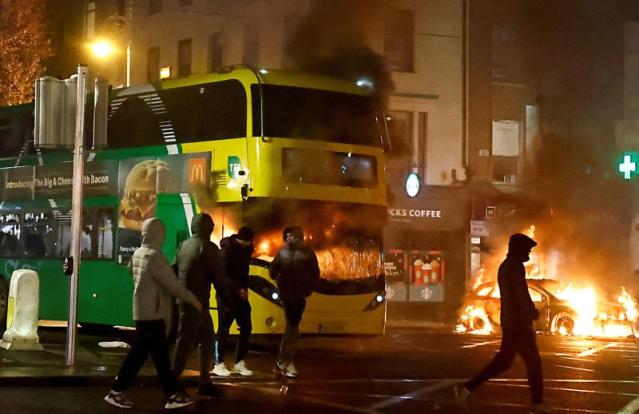 Disturbios en Dublin