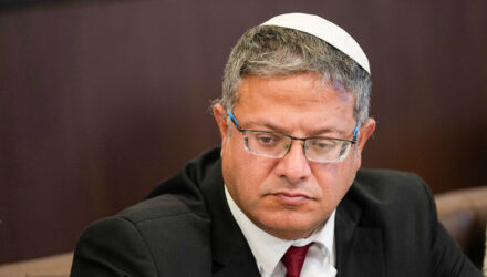 Ministro de seguridad de Israel Ben Gvir
