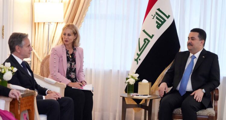 Atacaron base estadounidense en plena visita de Blinken a Irak 1 bLINKEN IRAK