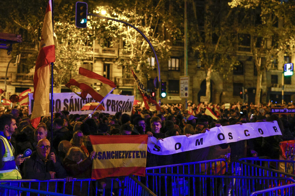 manifestantes Espana