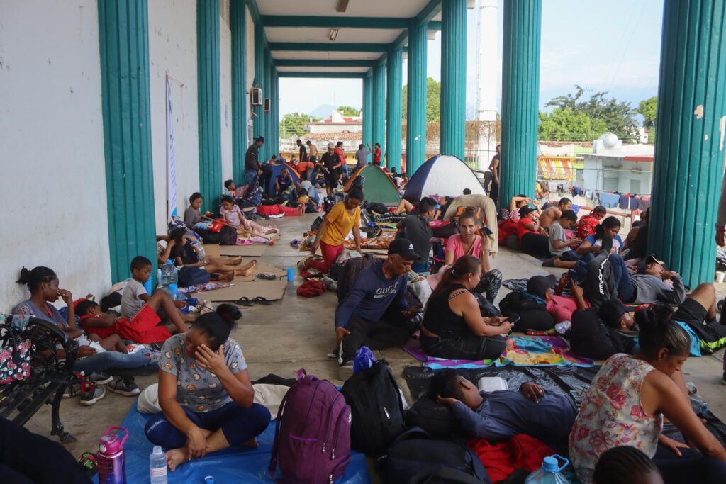 Migrante en Mexico