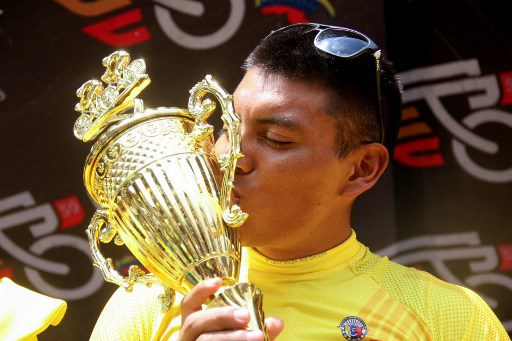 Jonathan Caicedo (Petrolike), primer ecuatoriano campeón de la Vuelta Táchira en Bicicleta 2 Caicedo