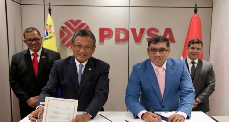 Venezuela e Indonesia firmaron un acuerdo para el desarrollo de negocios en petróleo y gas 1 Pdvsa Firma
