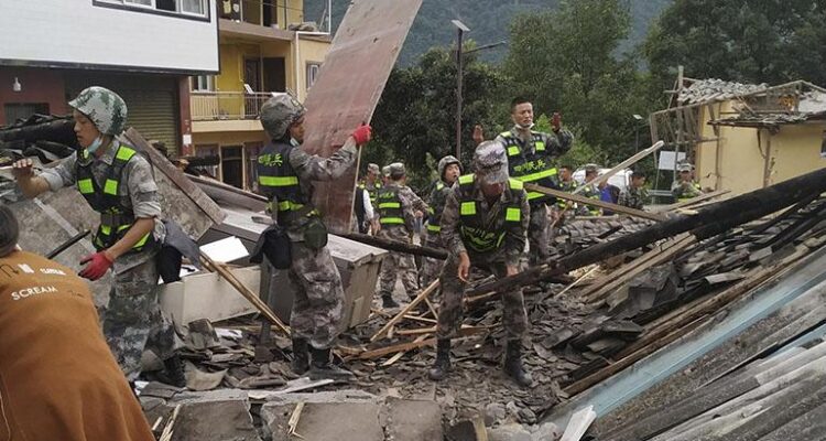 Terremoto de 7.1 en noroeste de China dejó 6 heridos y daños a infraestructuras 1 chinaa