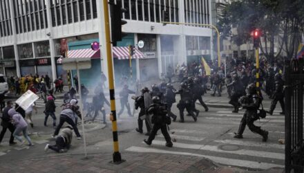 Manifestacion de Colombia