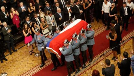 Pinera fue velado en publico como parte de funeral de Estado a9c1d2