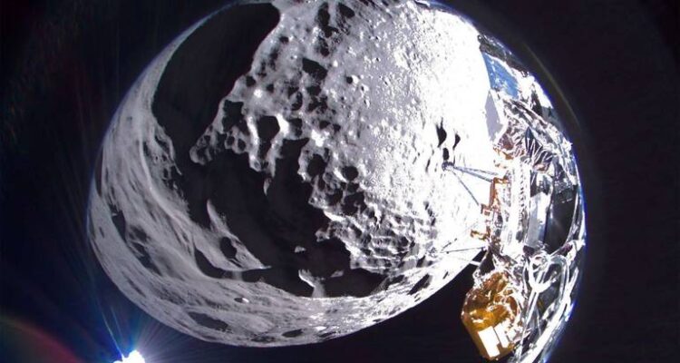 Sonda Odysseus envió primeras imágenes desde la Luna 1 Sonda Odysseus