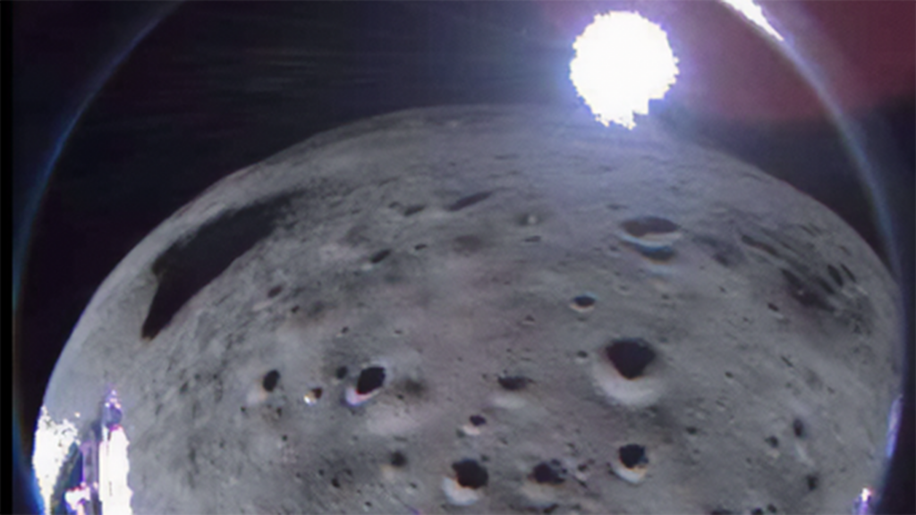 Sonda Odysseus envió primeras imágenes desde la Luna 2 lUNAR