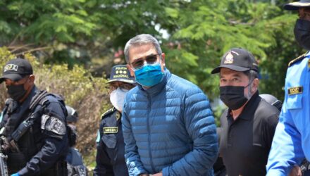El expresidente de Honduras Juan Orlando Hernandez