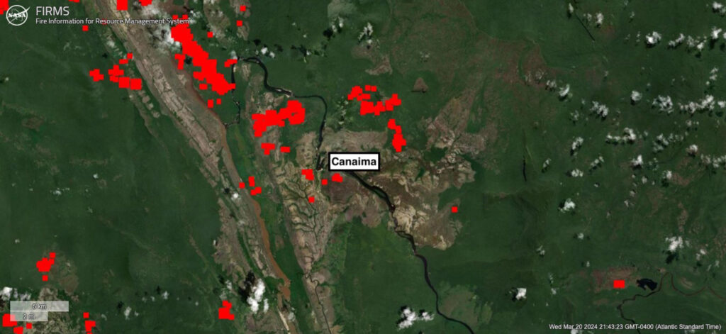 Incendios en Canaima: ¿qué los causan y qué está haciendo Inparques? 6 Focos Canaima b 1024x471 1