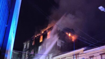 Incendio en Valparaiso