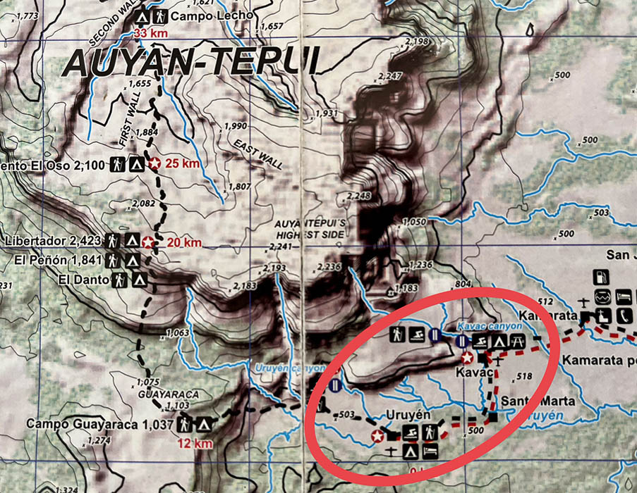 Incendios en Canaima: ¿qué los causan y qué está haciendo Inparques? 2 Mapa 1b