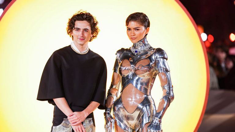 Timothée Chalamet y Zendaya en 'Dune: Parte 2' logró 81,5 millones de dólares en taquilla en el fin de semana 2 Zendaya