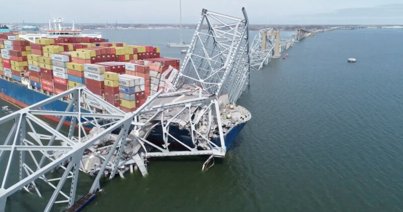 dron puente baltimore accidente reuters