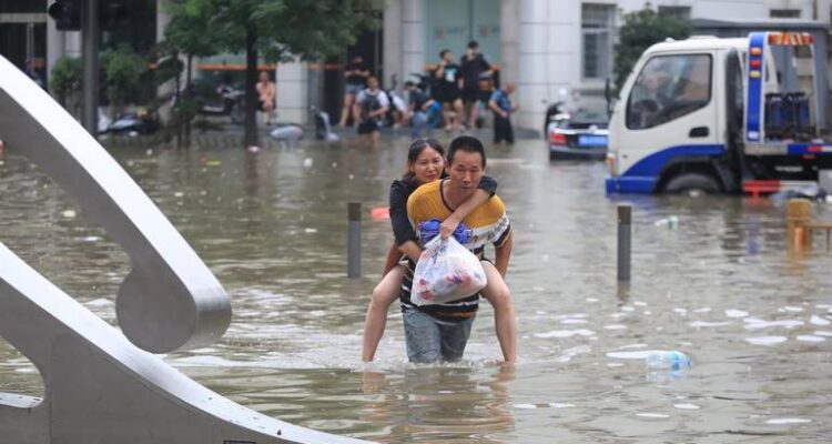 fuertes inundaciones en china