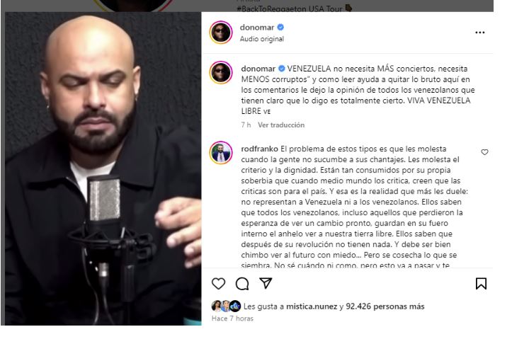 Omar Enrique, Don Omar y Arcángel se dan «duro» en las redes sociales