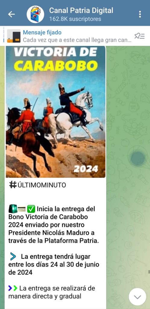 BonoVictoriaDeCaraboboJunio2024