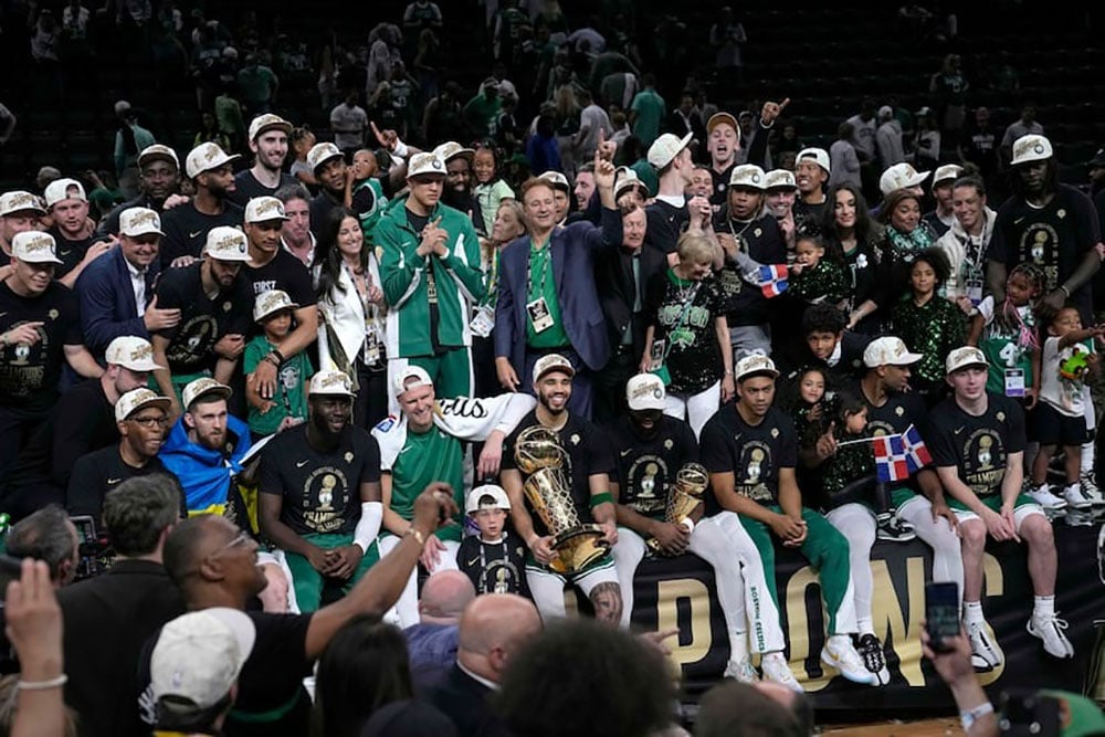 Boston Celtics se coronó campeón de la NBA 2 CAMPEONES CELTICS
