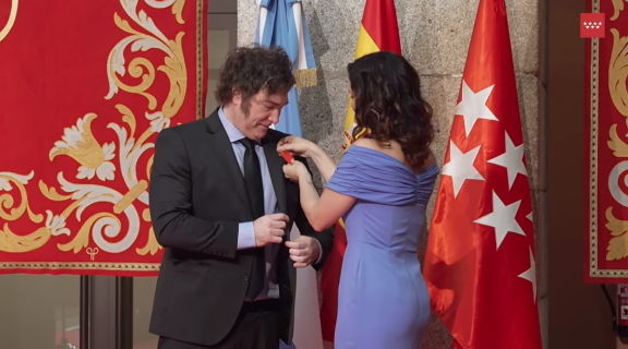 Javier Milei volvió a jurungar a Pedro Sánchez en su vista a España 2 Captura de pantalla 2024 06 22 a las 9.54.15
