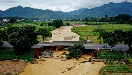 Inundaciones en China