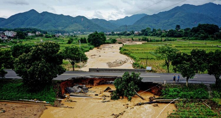 Inundaciones en China